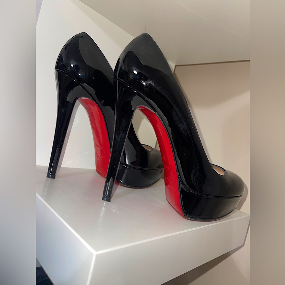 Christian Louboutin black Bianca heels